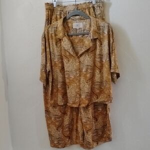 Printfresh Wildest Dreams Silk Pajamas Sz S